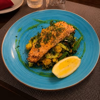 Grilled Wild Salmon-Loch Duart
